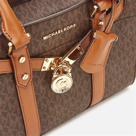 michael kors hamilton tan bag|Michael Kors nouveau Hamilton bag.